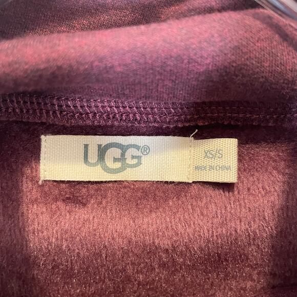 Ugg Astrid Poncho Sweatshirt Fleece Lined Pockets Cozy Cowl Neck XS / S - Picture 4 of 8